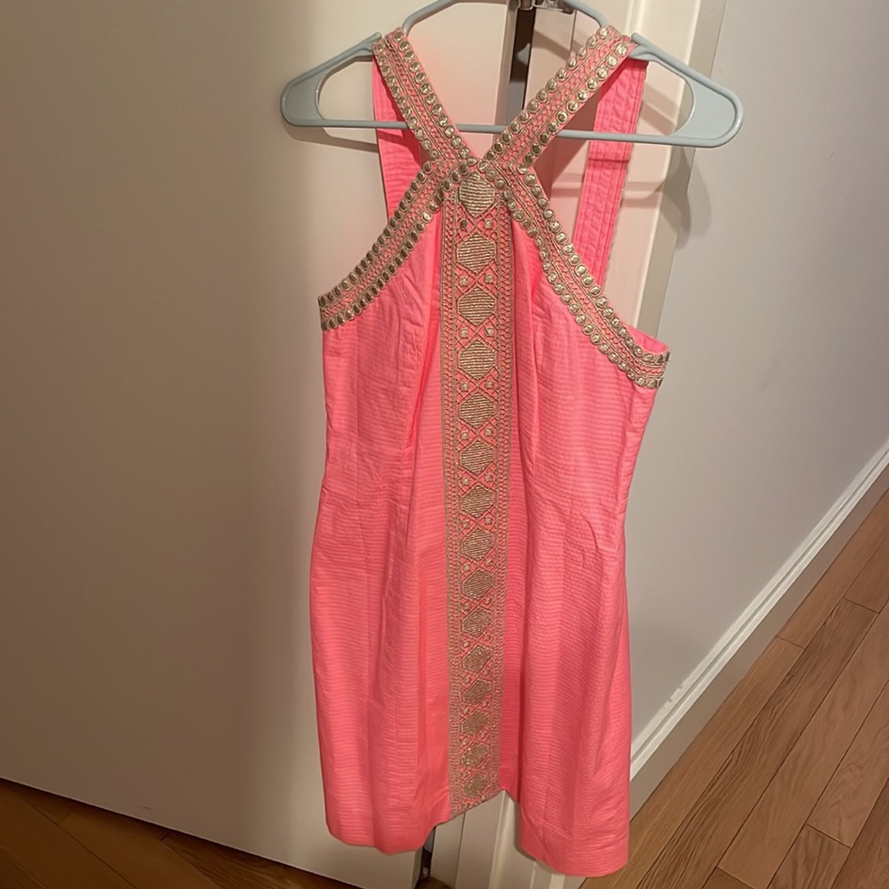 Lily Pulitzer Ena Shift Dress Sz 2 - Picture 7 of 9